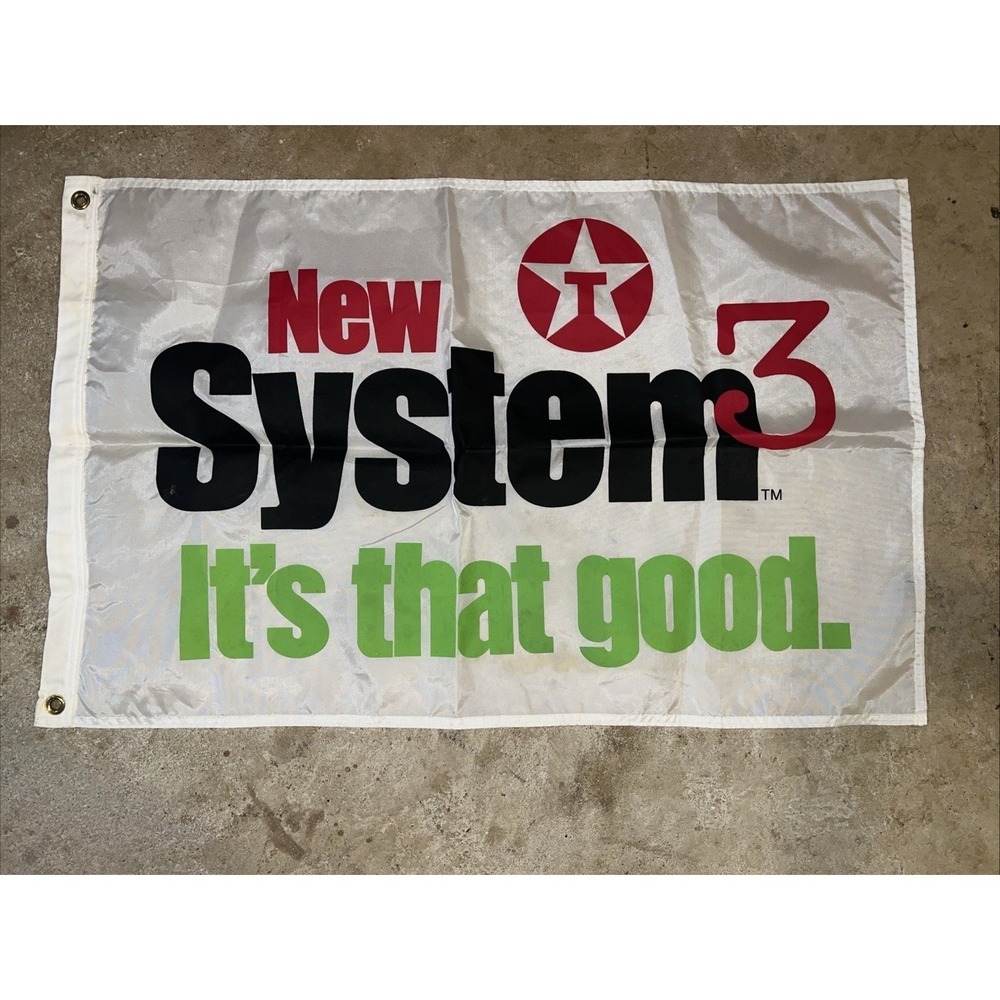 Texaco‎ "New Systems 3 It's That Good" 2x3 Flag